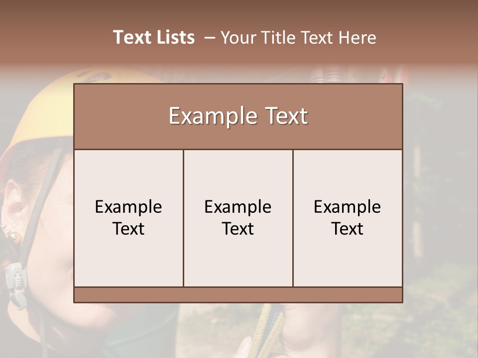 Cable Rock Sports PowerPoint Template