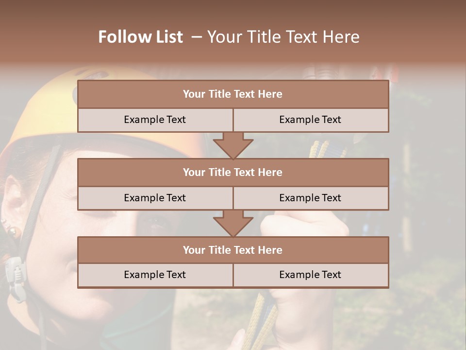Cable Rock Sports PowerPoint Template