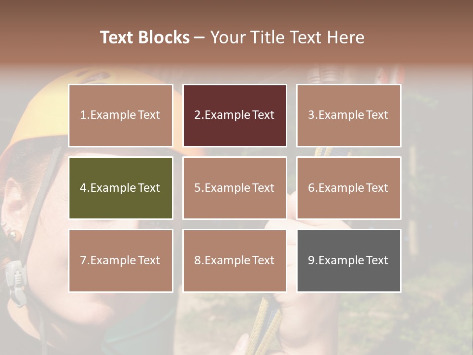 Cable Rock Sports PowerPoint Template