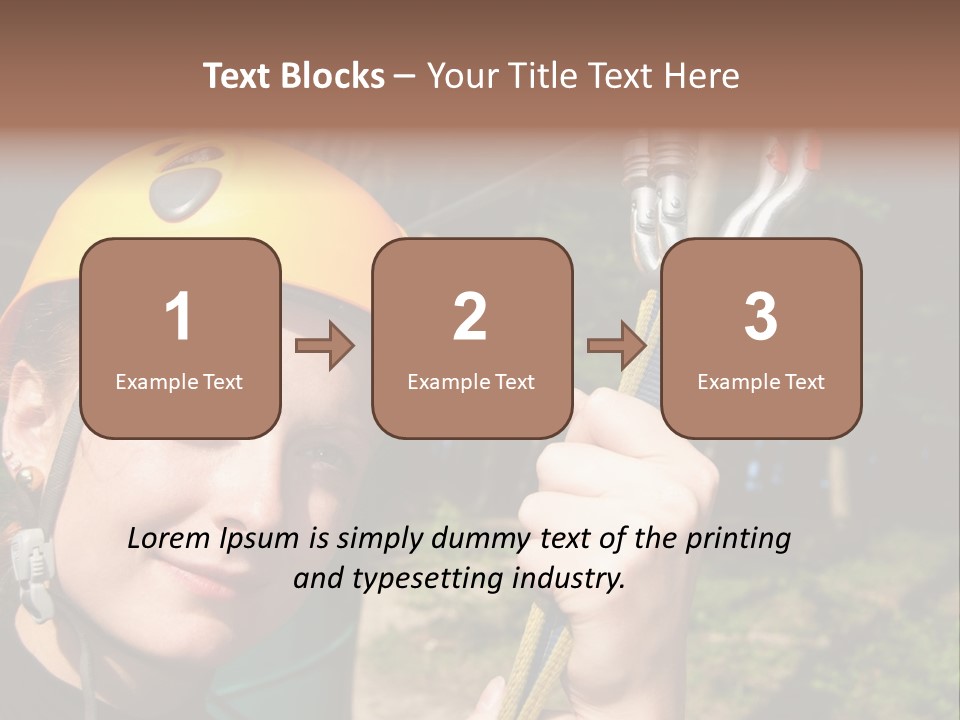 Cable Rock Sports PowerPoint Template