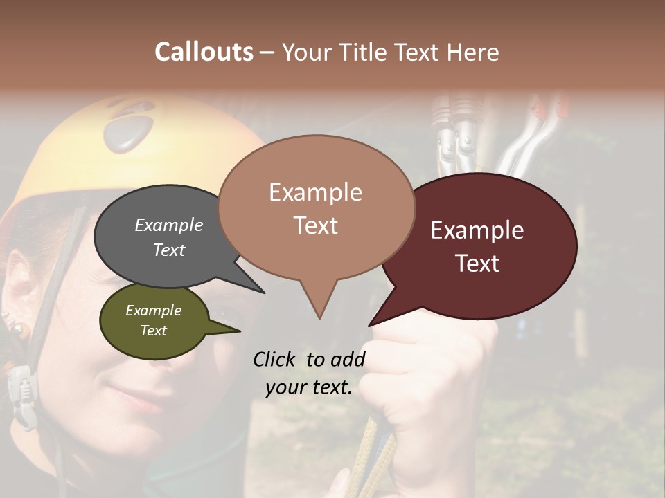 Cable Rock Sports PowerPoint Template