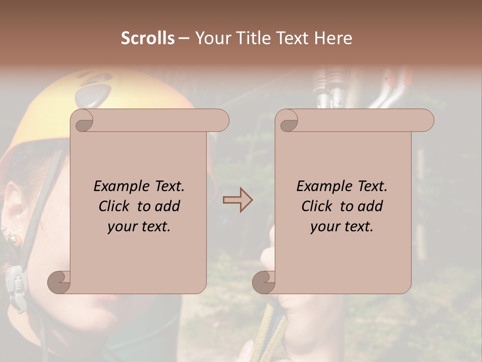 Cable Rock Sports PowerPoint Template