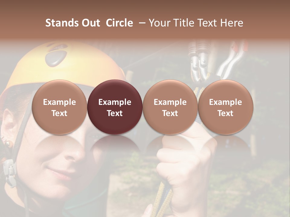 Cable Rock Sports PowerPoint Template