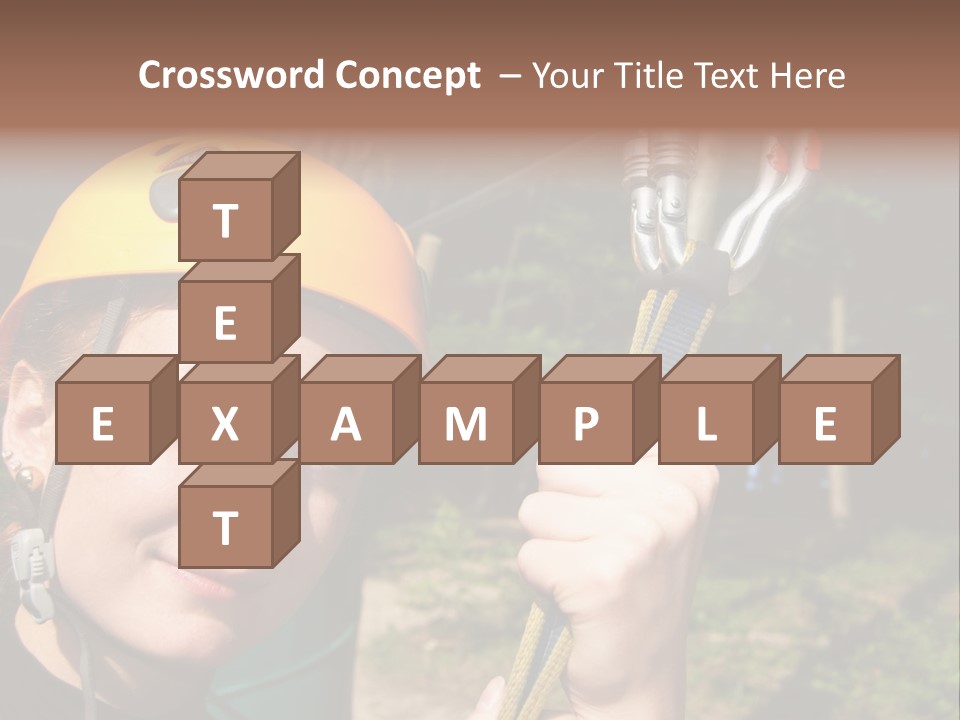 Cable Rock Sports PowerPoint Template