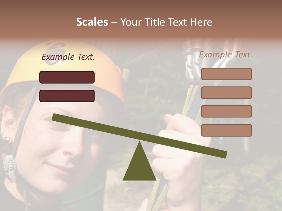 Cable Rock Sports PowerPoint Template