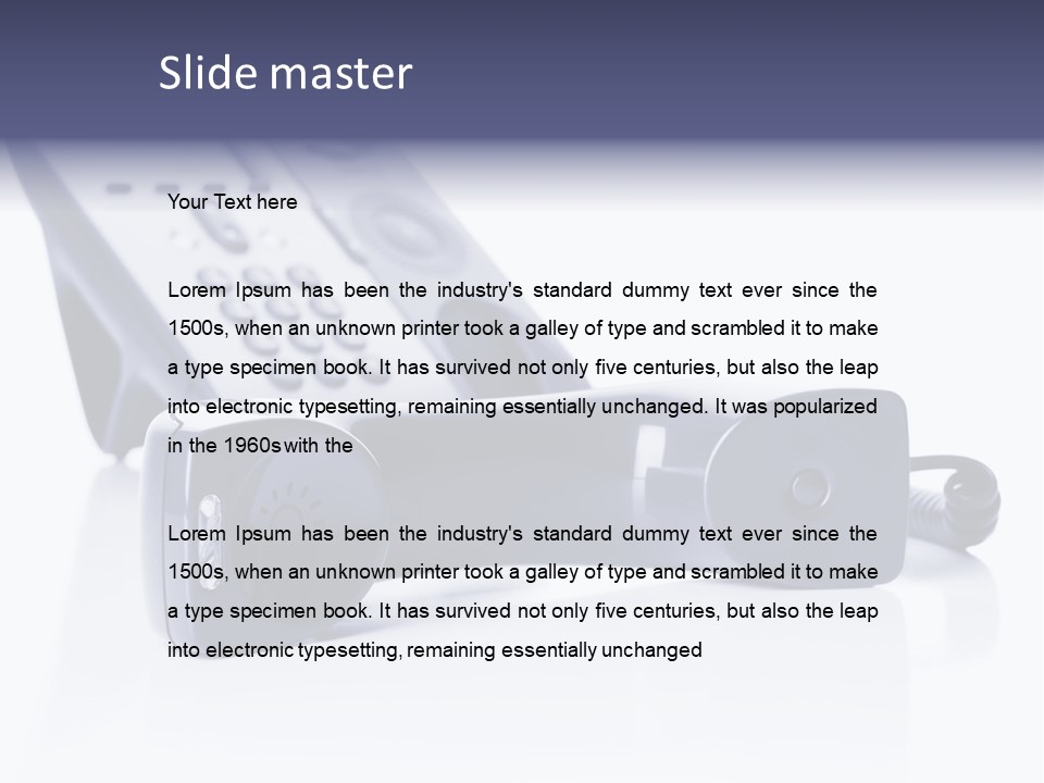 Office Connection Personal PowerPoint Template