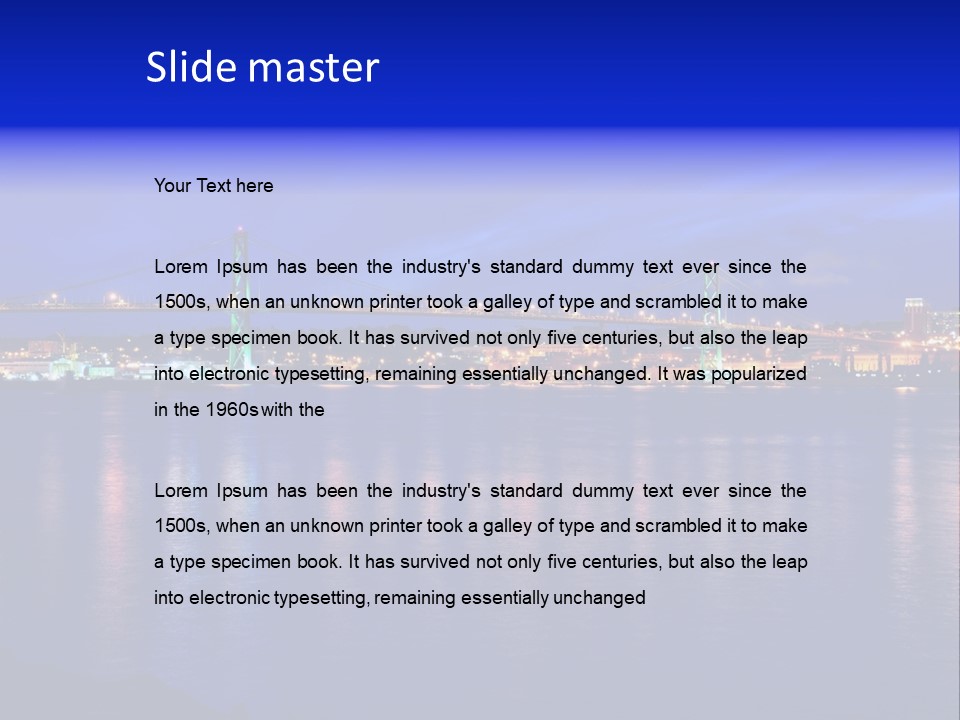 Nova Water Canada PowerPoint Template