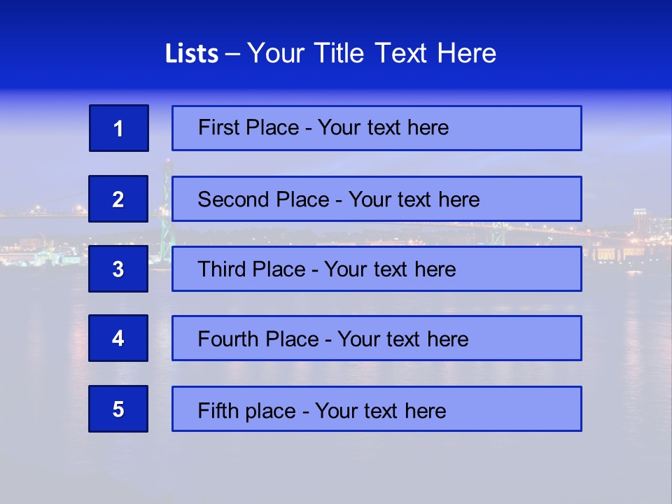 Nova Water Canada PowerPoint Template