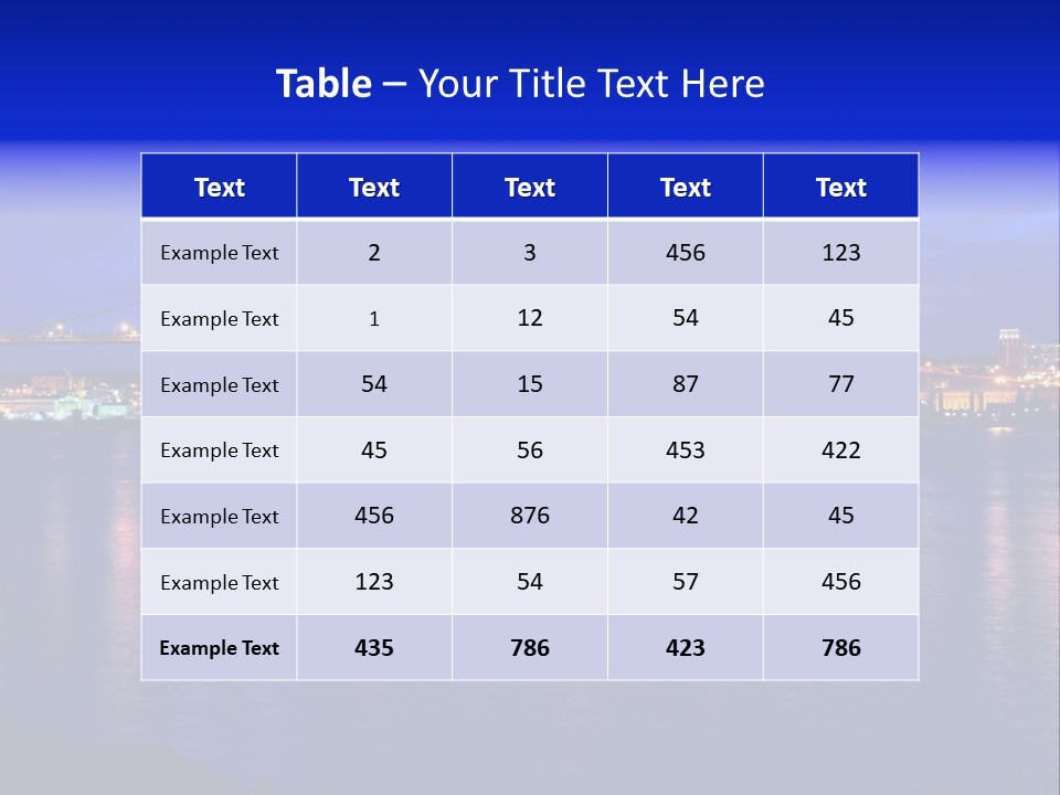 Nova Water Canada PowerPoint Template