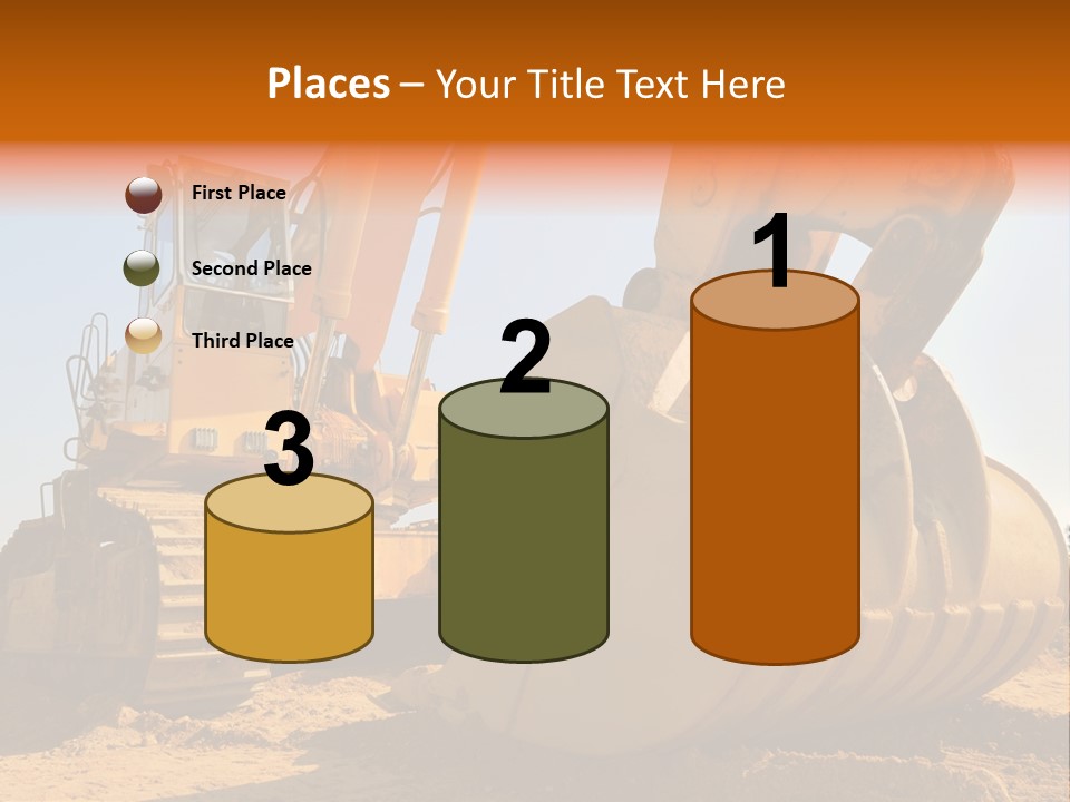 Heavy Steel Yellow PowerPoint Template