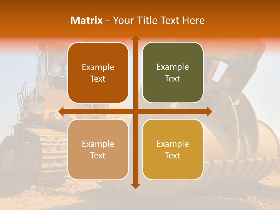 Heavy Steel Yellow PowerPoint Template