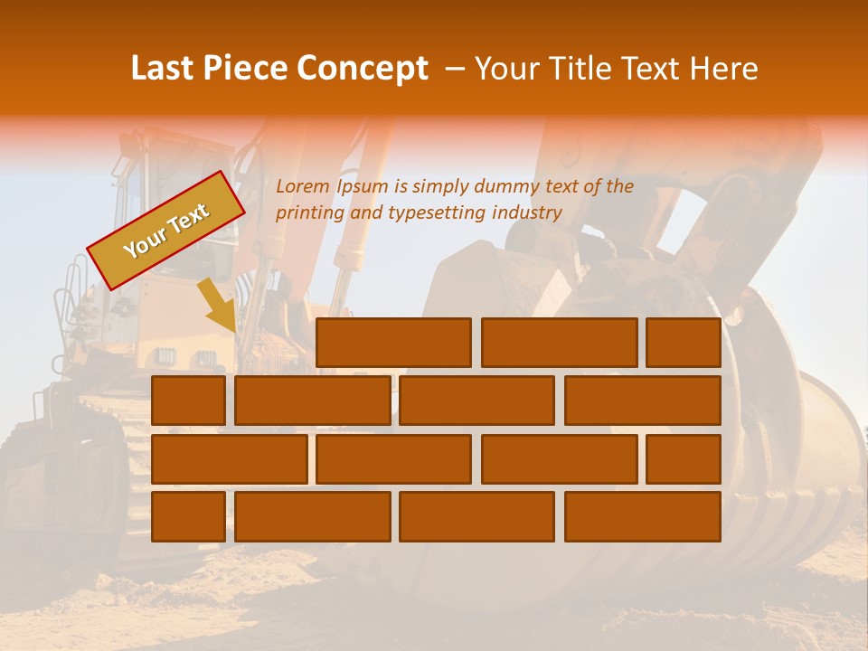 Heavy Steel Yellow PowerPoint Template