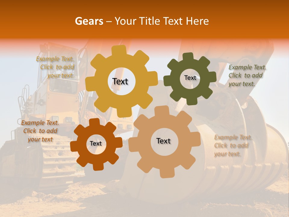 Heavy Steel Yellow PowerPoint Template
