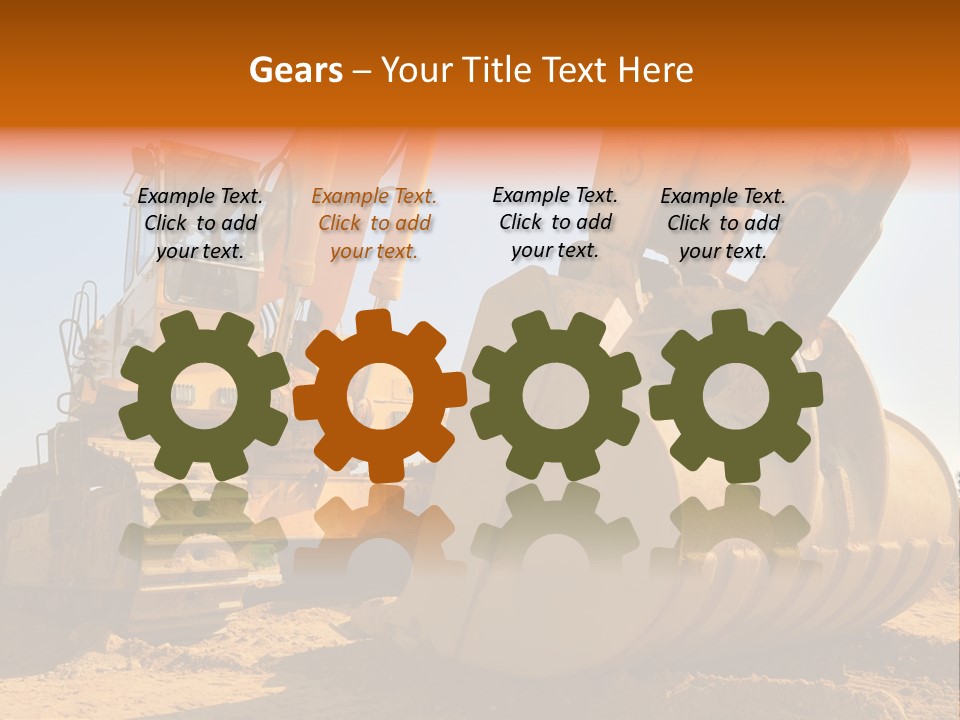 Heavy Steel Yellow PowerPoint Template