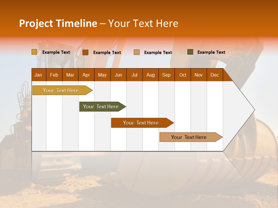Heavy Steel Yellow PowerPoint Template