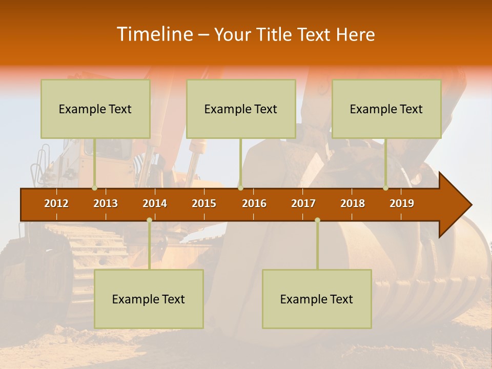 Heavy Steel Yellow PowerPoint Template