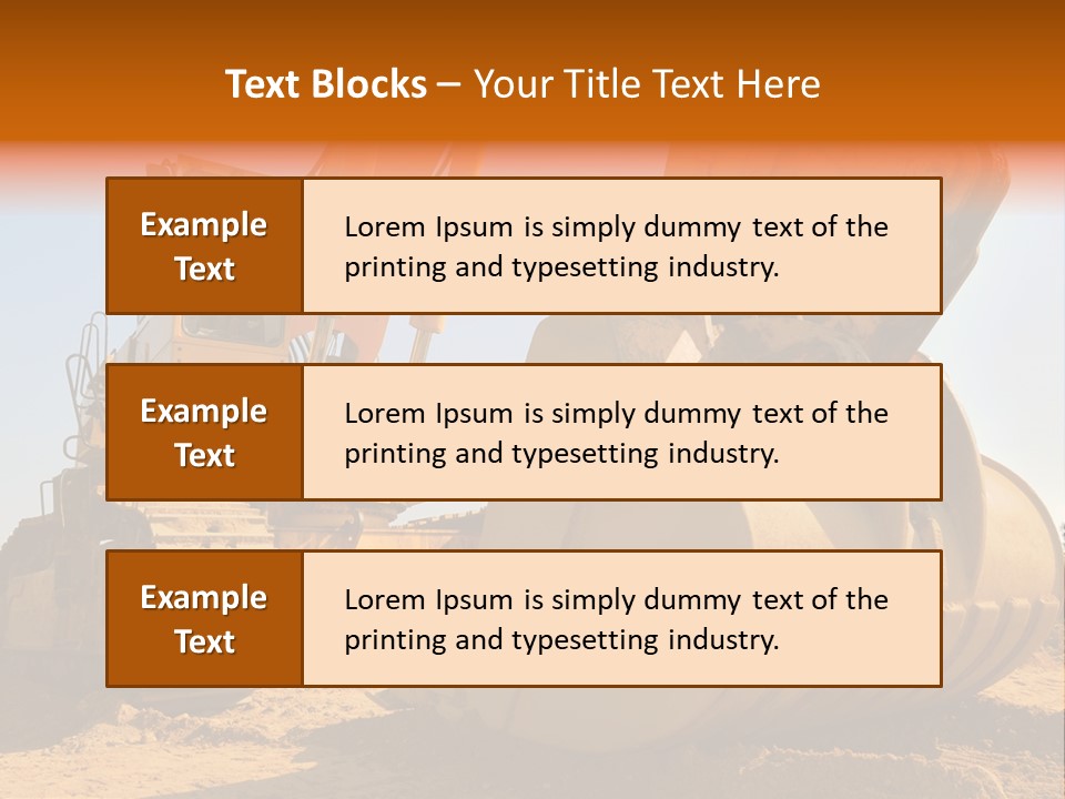 Heavy Steel Yellow PowerPoint Template