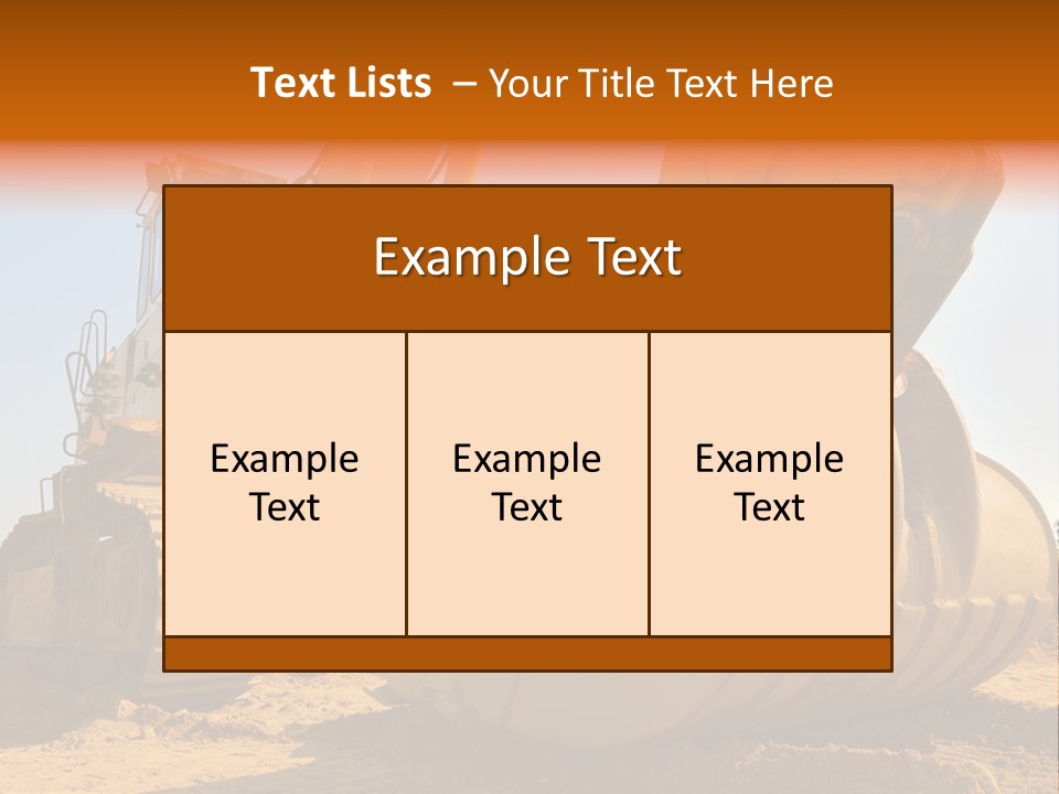 Heavy Steel Yellow PowerPoint Template