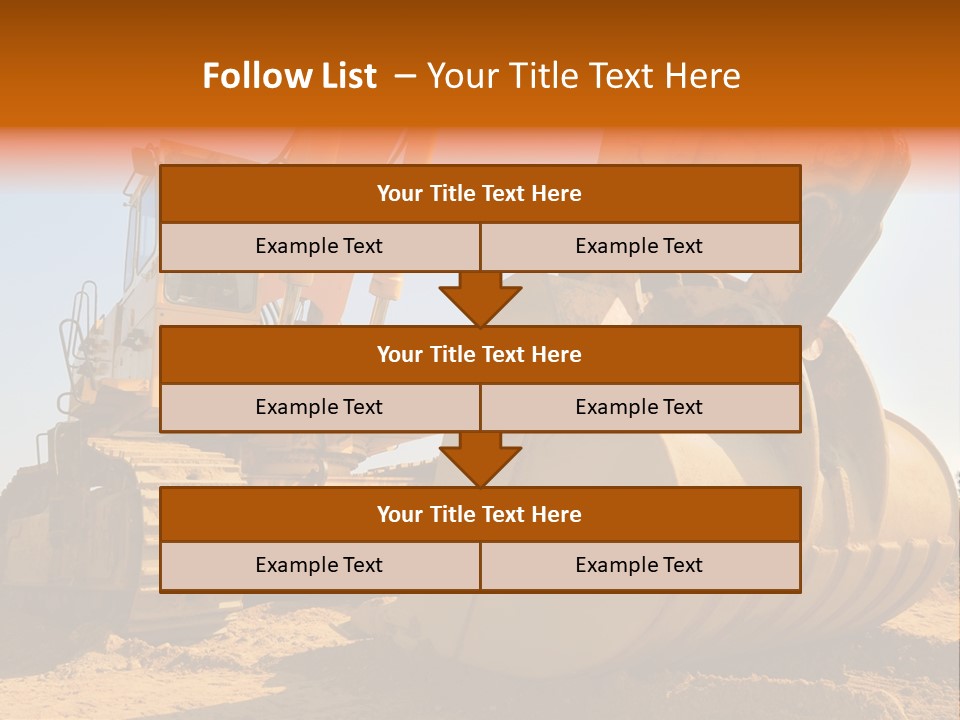 Heavy Steel Yellow PowerPoint Template