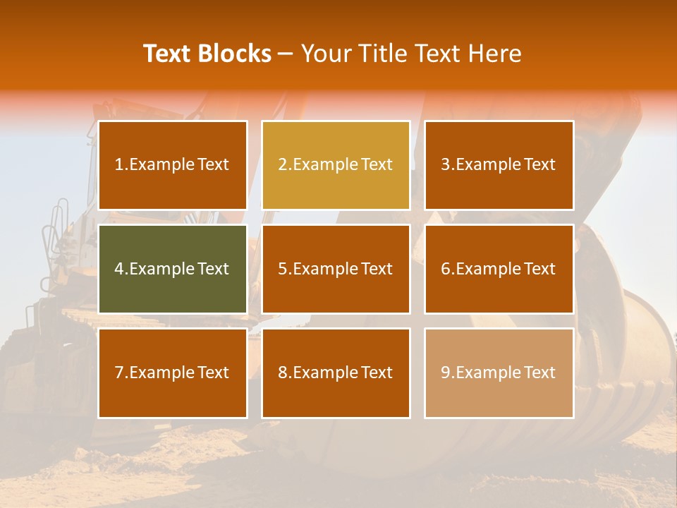 Heavy Steel Yellow PowerPoint Template