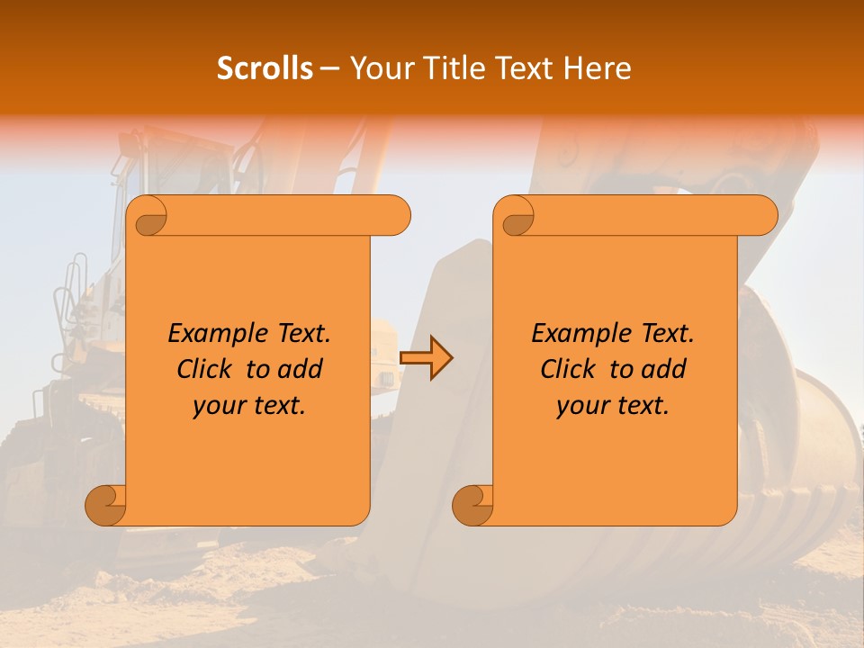 Heavy Steel Yellow PowerPoint Template