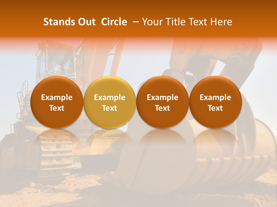 Heavy Steel Yellow PowerPoint Template