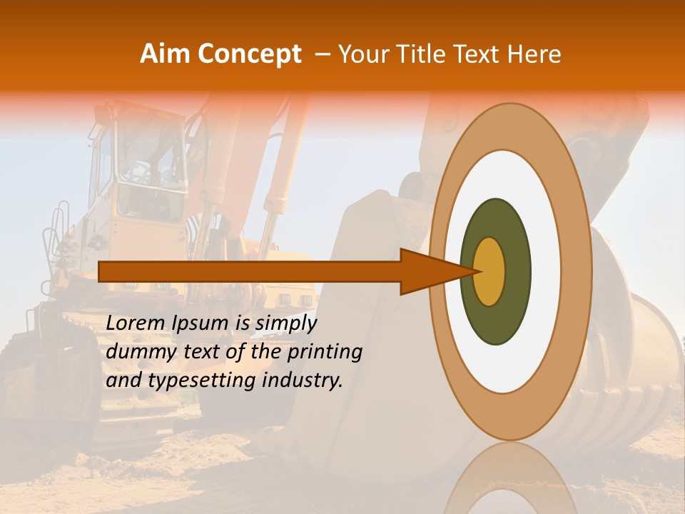 Heavy Steel Yellow PowerPoint Template