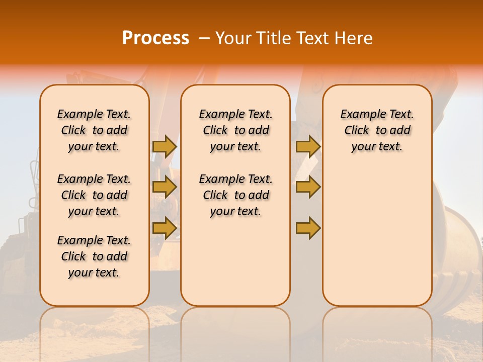 Heavy Steel Yellow PowerPoint Template