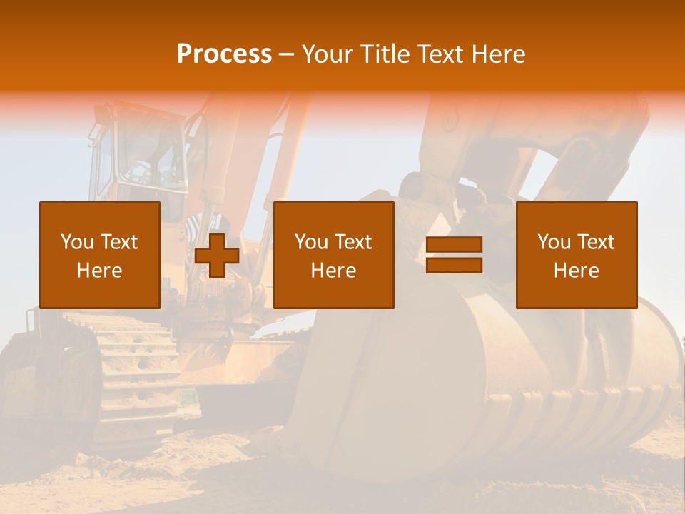 Heavy Steel Yellow PowerPoint Template