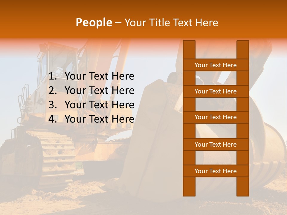 Heavy Steel Yellow PowerPoint Template