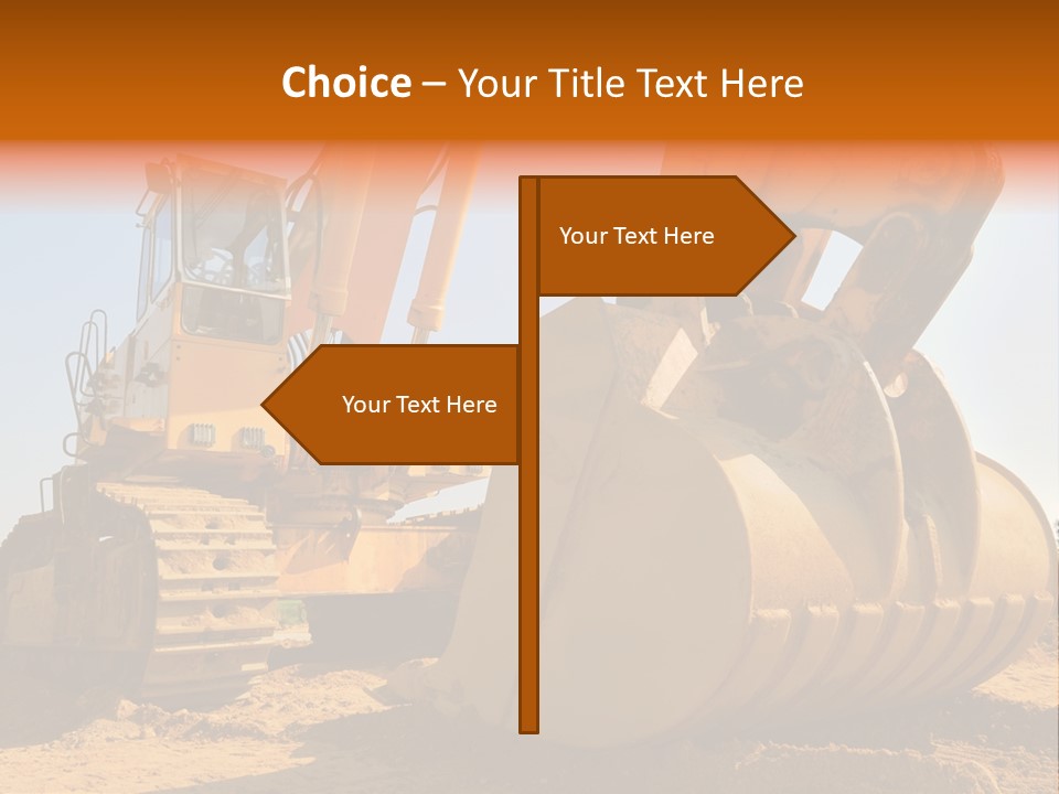 Heavy Steel Yellow PowerPoint Template