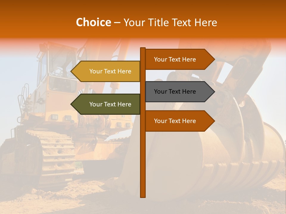 Heavy Steel Yellow PowerPoint Template