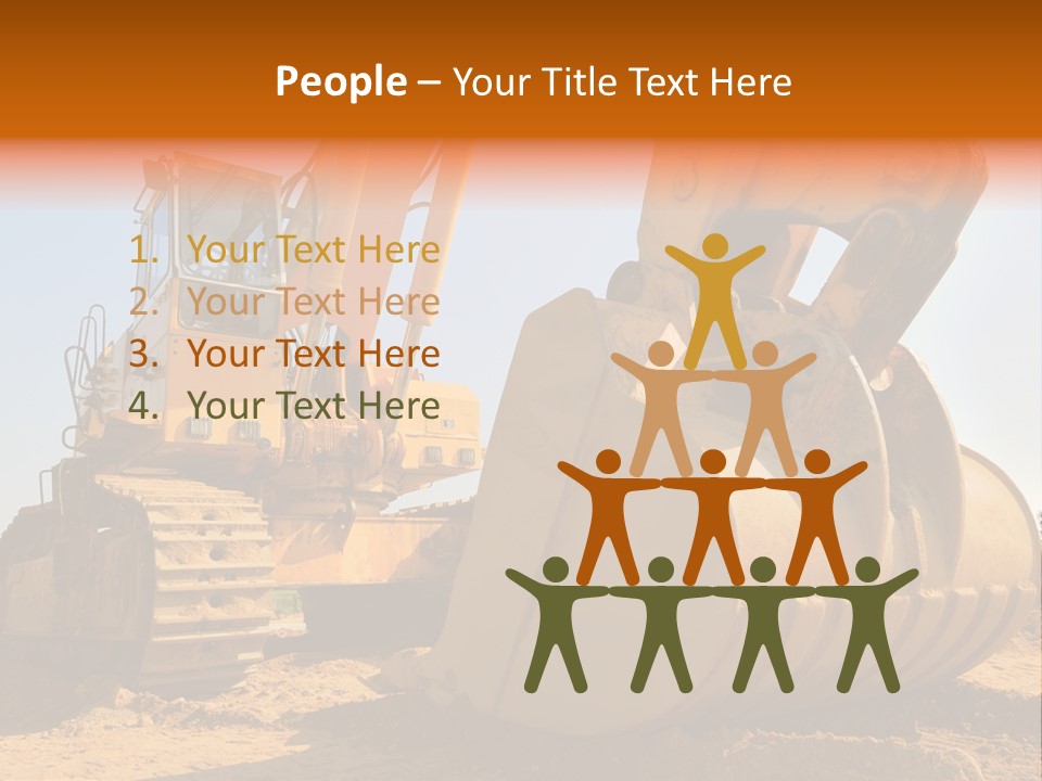 Heavy Steel Yellow PowerPoint Template