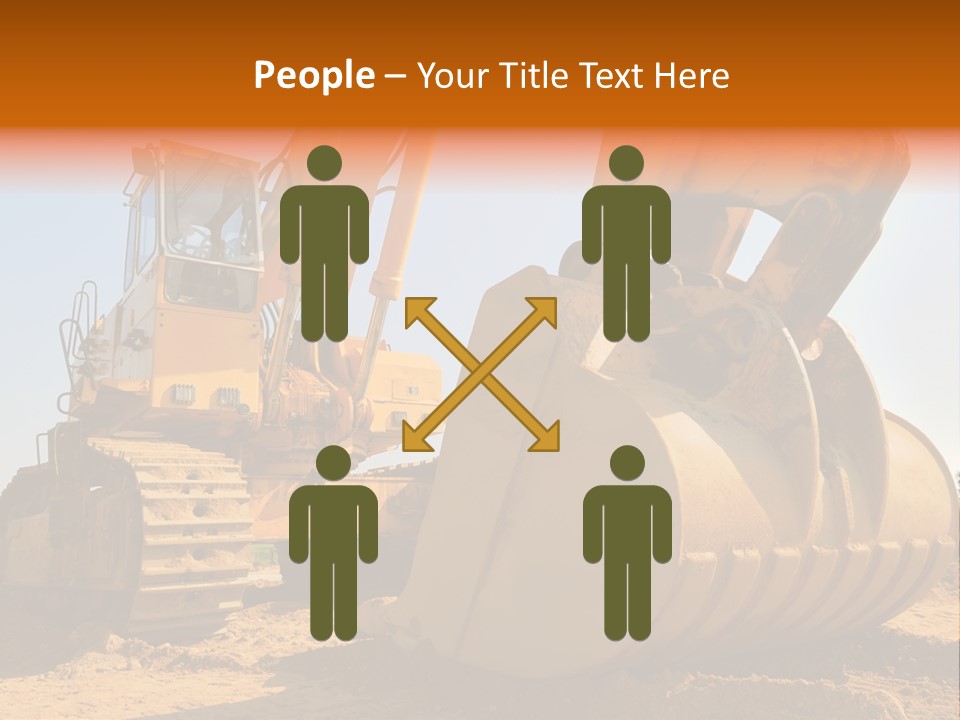 Heavy Steel Yellow PowerPoint Template