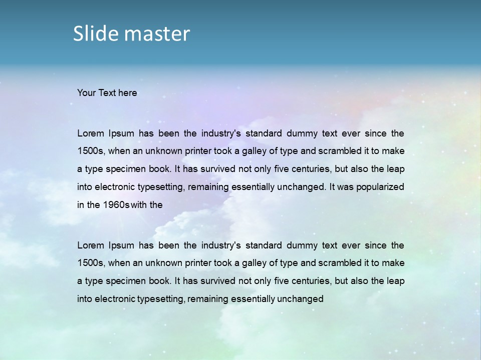 Galaxy Outer Astronomy PowerPoint Template
