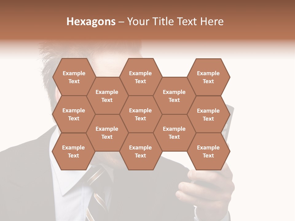 Dressed Aggressive Handsome PowerPoint Template