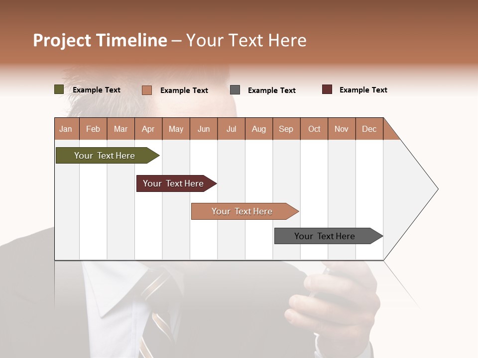 Dressed Aggressive Handsome PowerPoint Template
