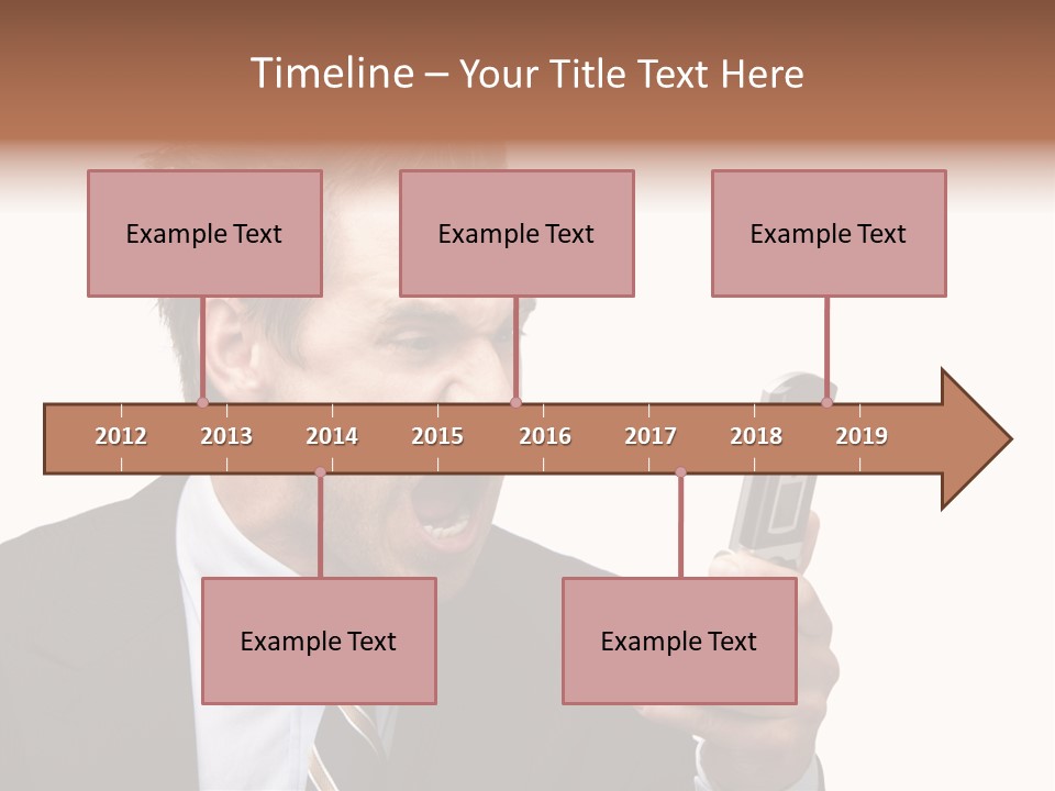 Dressed Aggressive Handsome PowerPoint Template