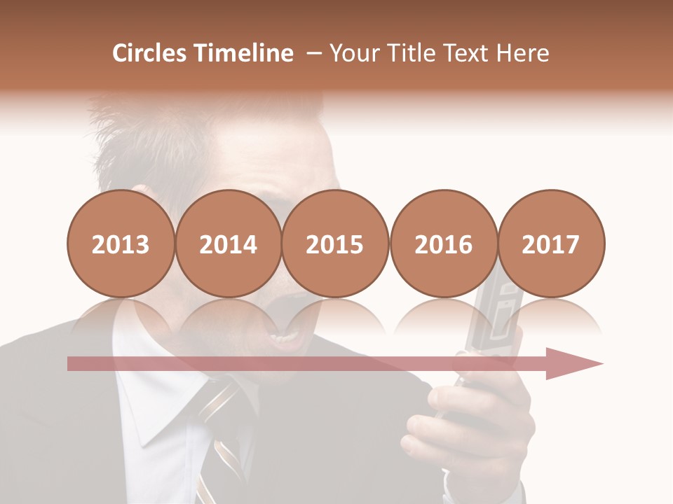 Dressed Aggressive Handsome PowerPoint Template