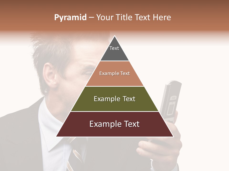 Dressed Aggressive Handsome PowerPoint Template