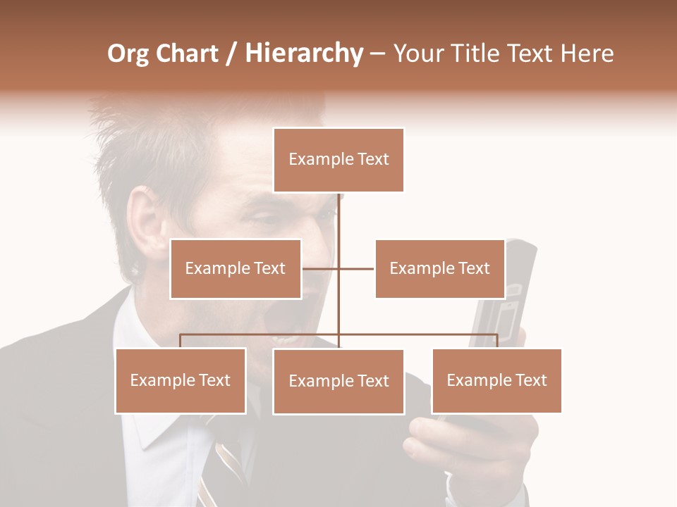 Dressed Aggressive Handsome PowerPoint Template