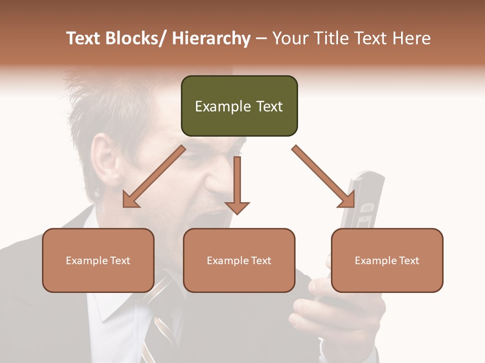 Dressed Aggressive Handsome PowerPoint Template