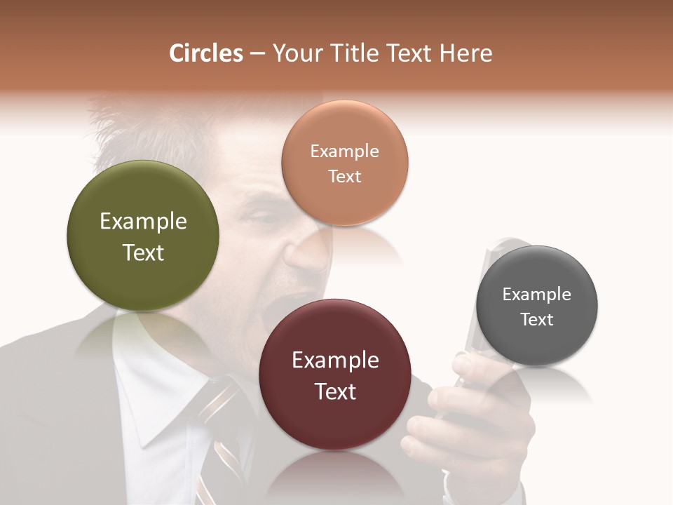 Dressed Aggressive Handsome PowerPoint Template