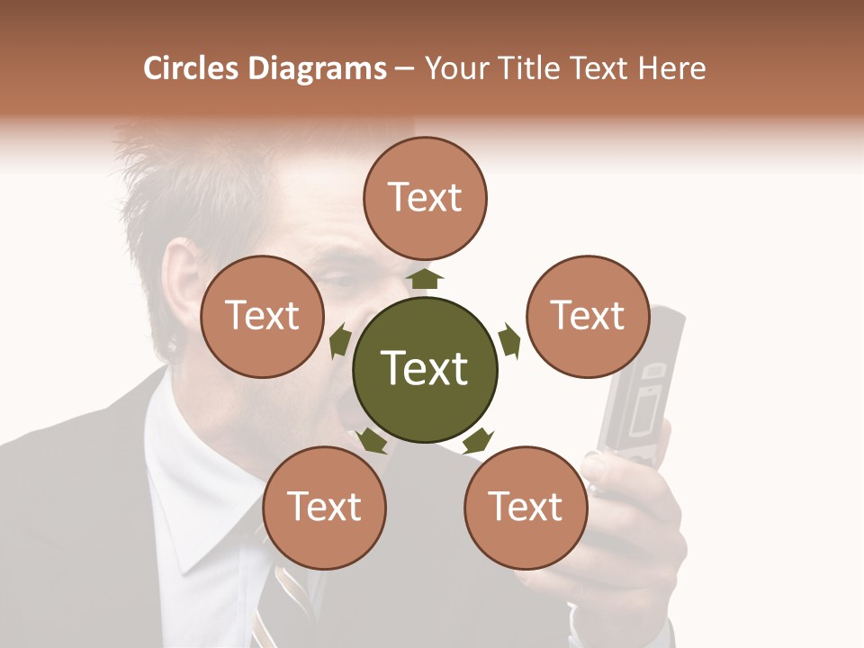 Dressed Aggressive Handsome PowerPoint Template