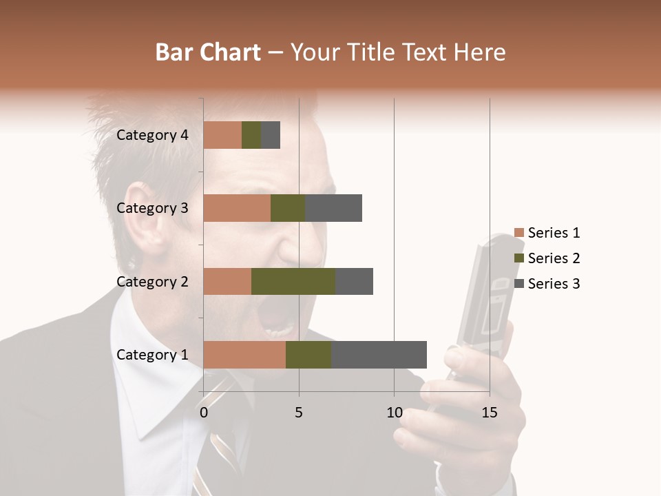 Dressed Aggressive Handsome PowerPoint Template