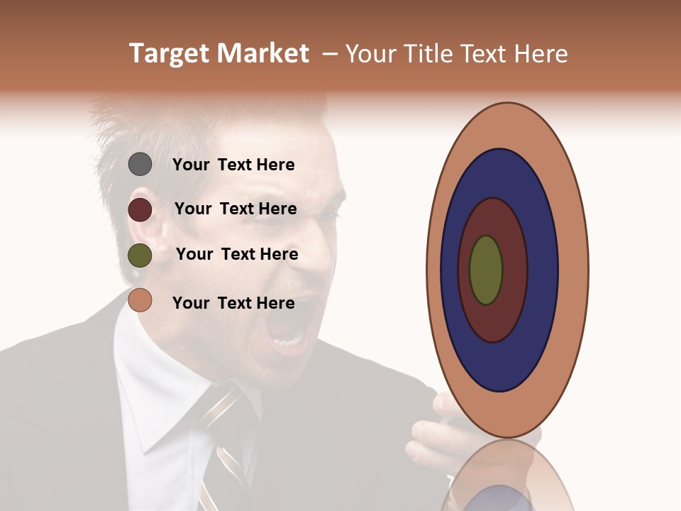 Dressed Aggressive Handsome PowerPoint Template