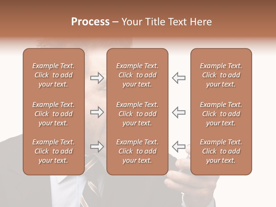 Dressed Aggressive Handsome PowerPoint Template