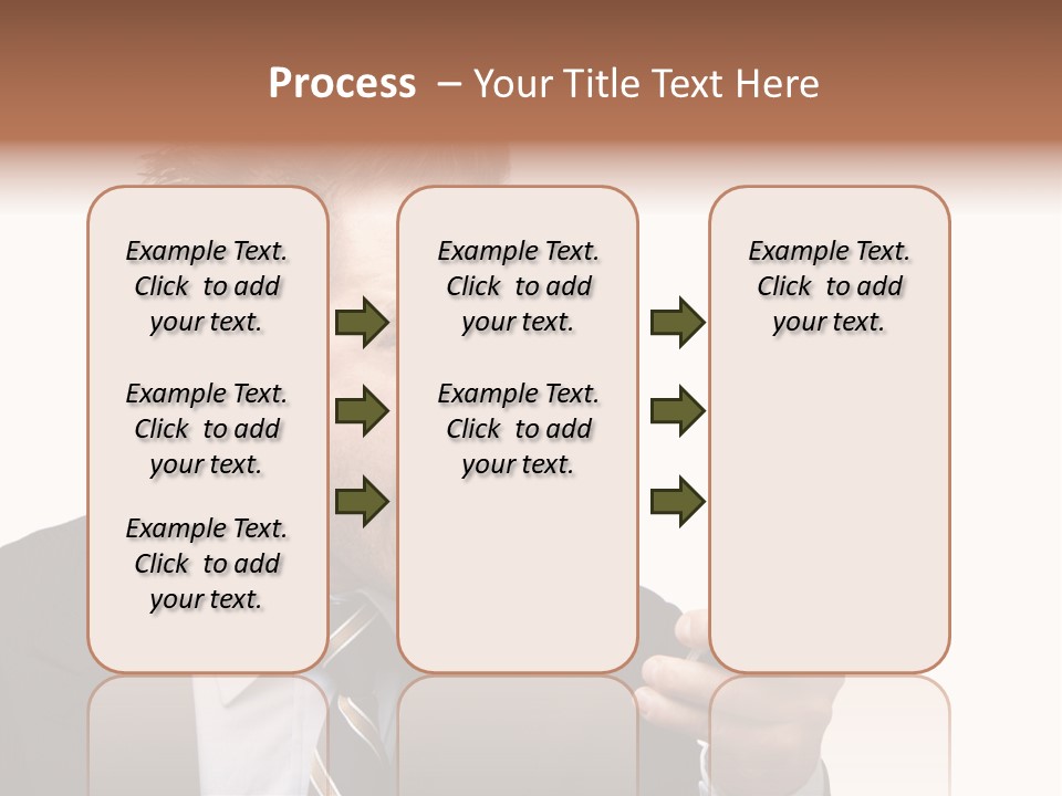 Dressed Aggressive Handsome PowerPoint Template