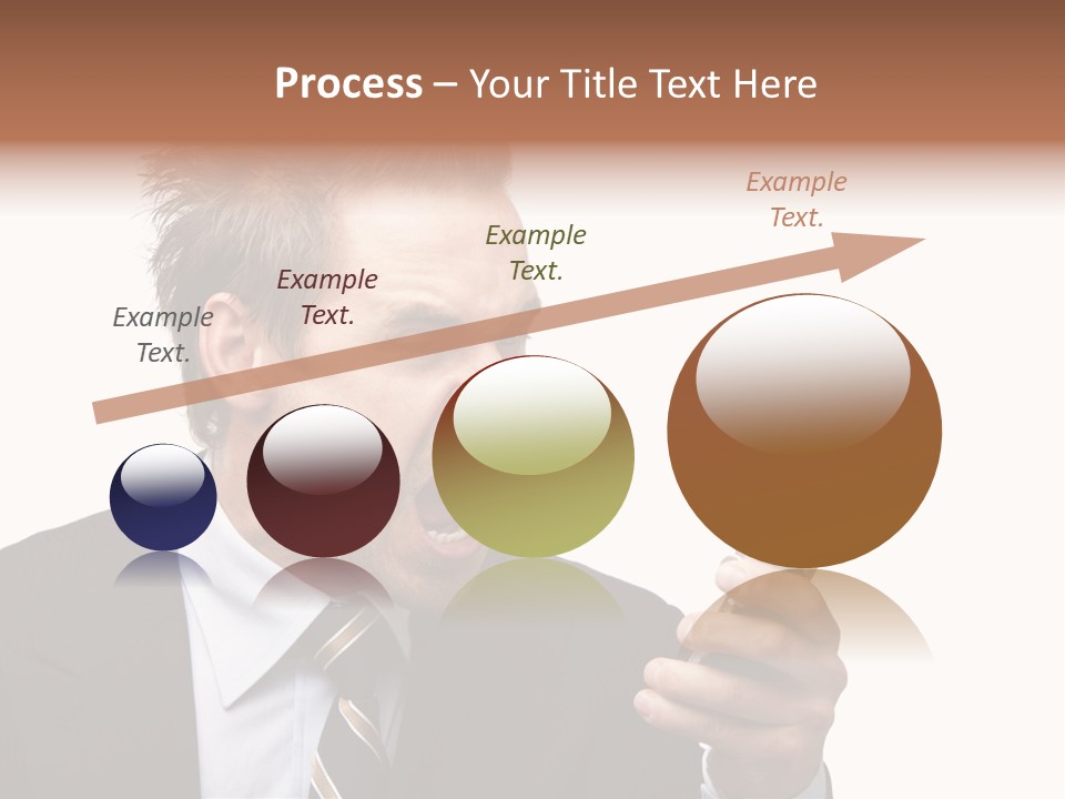 Dressed Aggressive Handsome PowerPoint Template