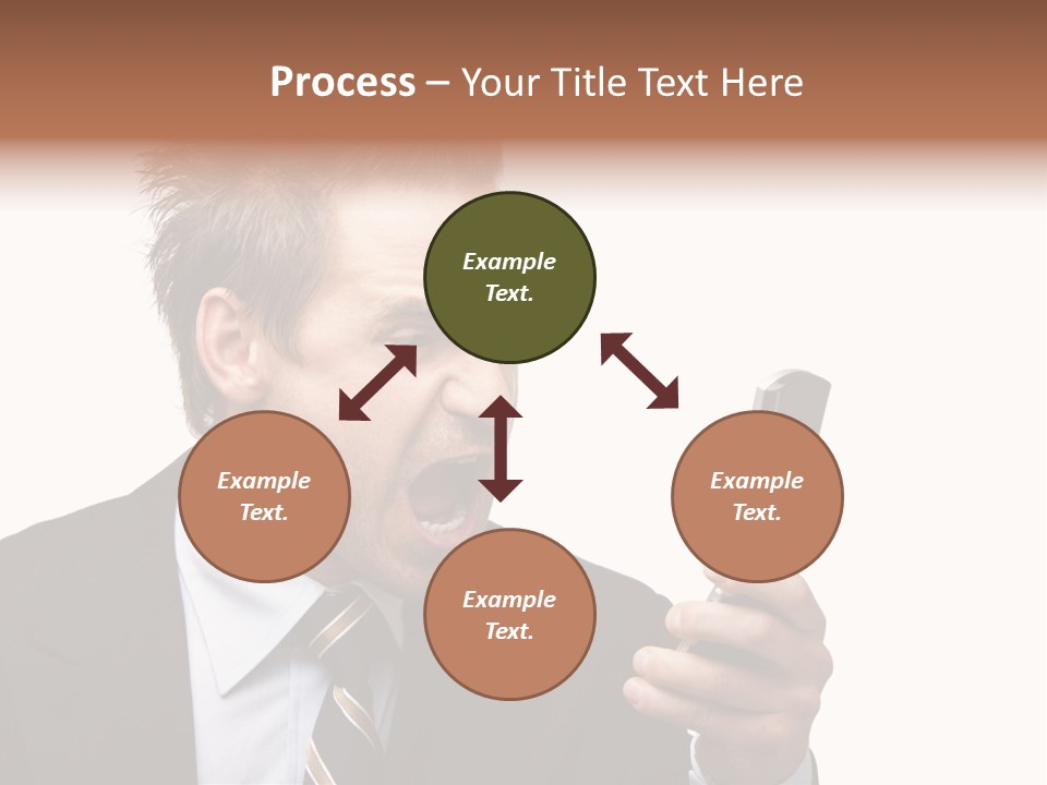 Dressed Aggressive Handsome PowerPoint Template